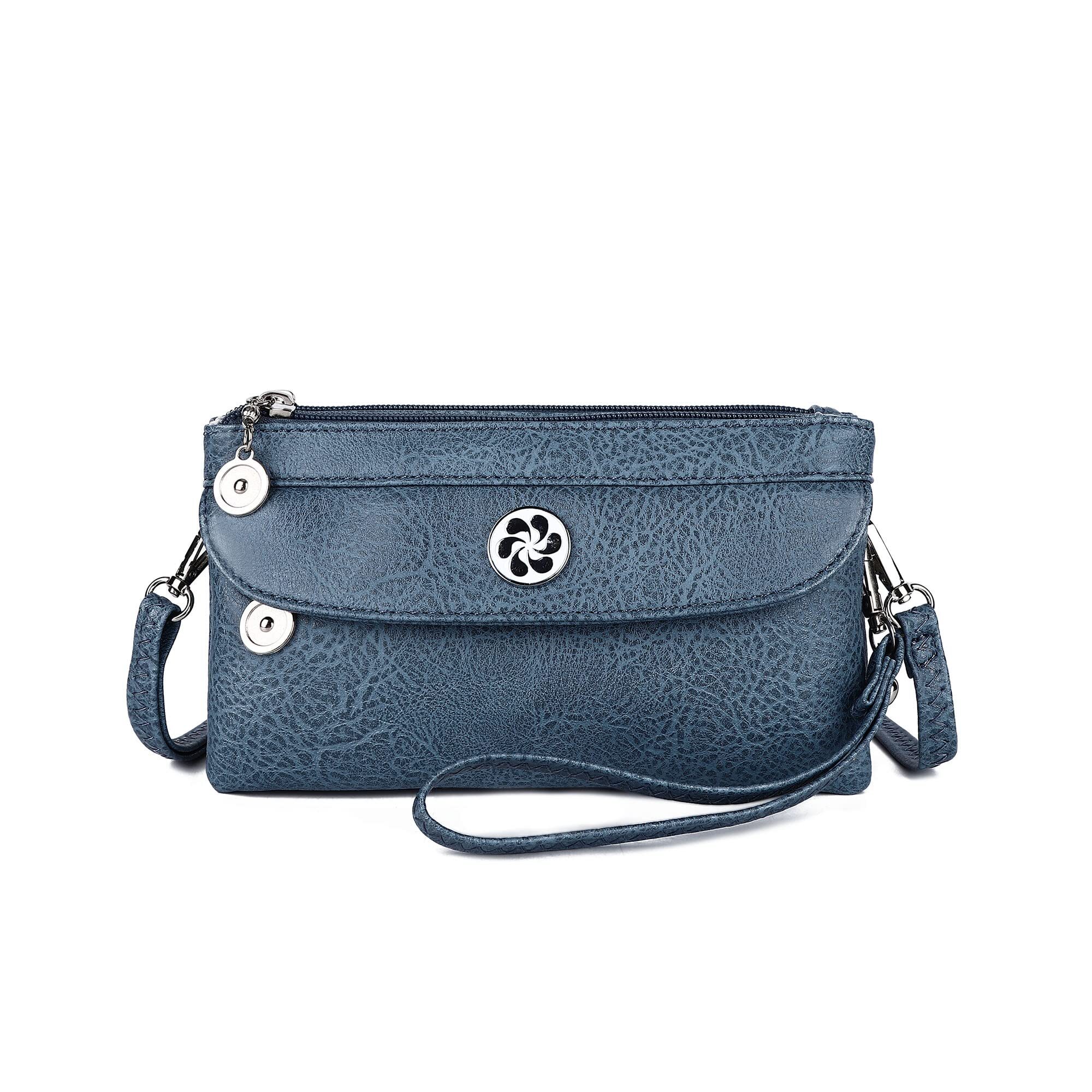 6870 Crossbody Bags Small Purses Vegan Leather Cell Phone Wallet Purse